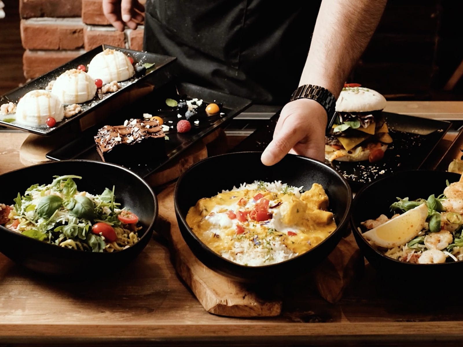 Exotic Chicken Soße auf Reis